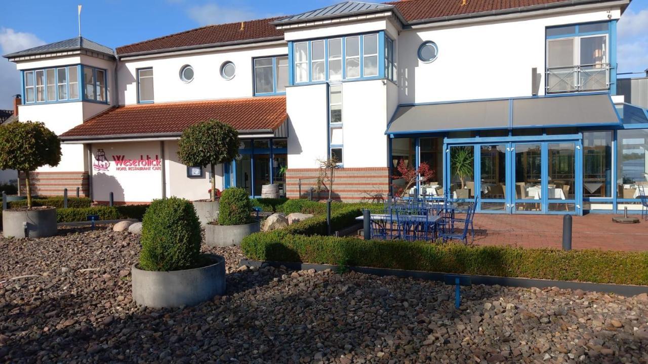 Gaestehaus Weserblick Am Weser-Sandstrand Berne Luaran gambar